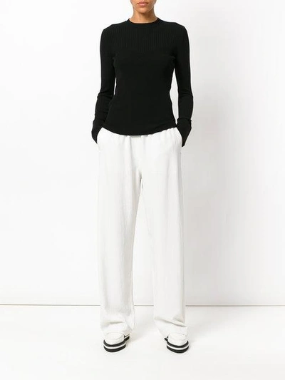 Shop Sportmax Ribbed-knit Sweater