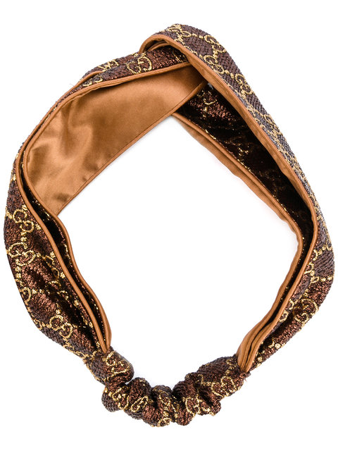 brown gucci headband