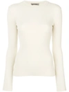 SPORTMAX RIBBED-KNIT SWEATER,2366027900012141108