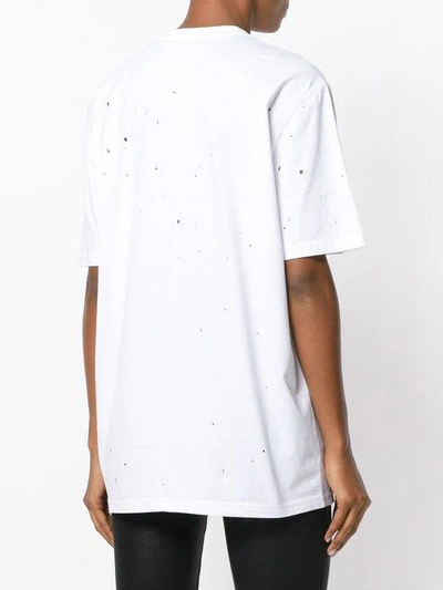 Shop Gucci T-shirt Mit Logo-print In White