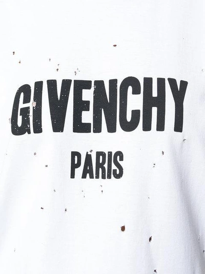 Shop Gucci T-shirt Mit Logo-print In White
