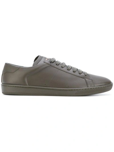 Shop Saint Laurent 'signature Court Classic Sl/01' Sneakers In 2406 Green