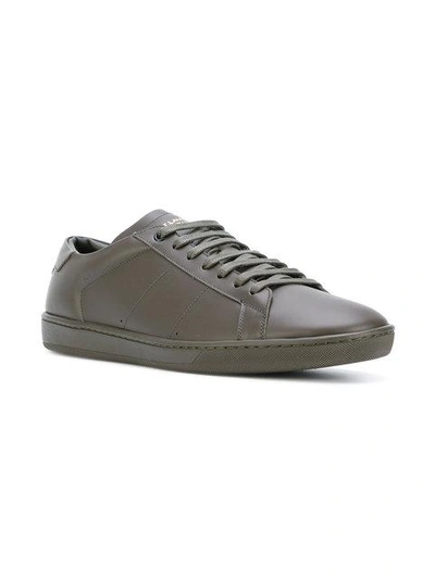 Shop Saint Laurent 'signature Court Classic Sl/01' Sneakers In 2406 Green