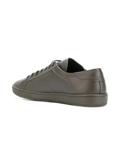 Shop Saint Laurent 'signature Court Classic Sl/01' Sneakers In 2406 Green