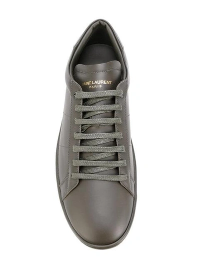 Shop Saint Laurent 'signature Court Classic Sl/01' Sneakers In 2406 Green