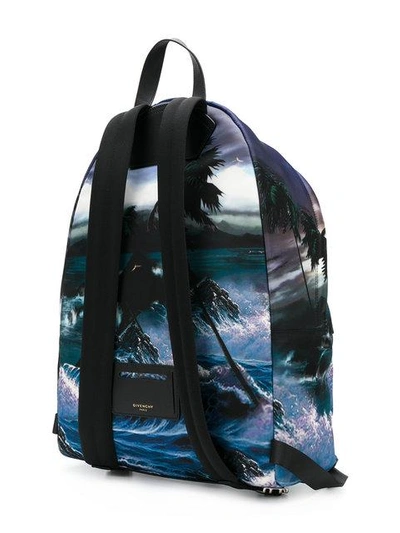 Shop Givenchy Ocean Printed Backpack