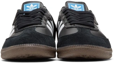 Shop Adidas Originals Black Samba Sneakers