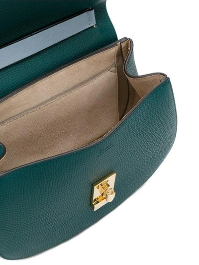 Shop Chloé Faye Contrast Satchel - Green