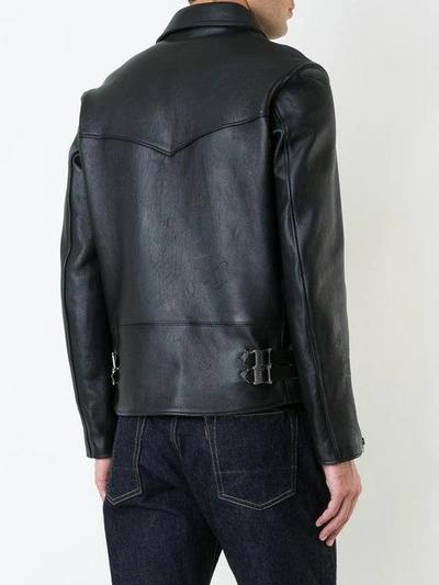 Shop Addict Clothes Japan Vintage Style Biker Jacket In Black