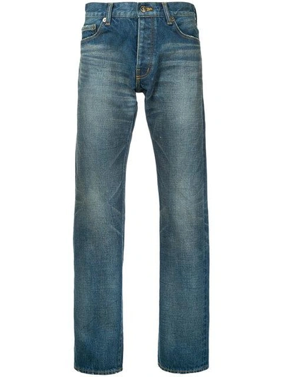 Shop Addict Clothes Japan Washed Slim In Blue