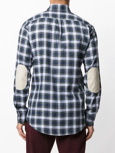 Shop Dsquared2 Checked Shirt In Blue