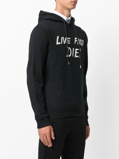 MCQ BY ALEXANDER MCQUEEN Live Fast Die print hoodie 430578RIR5012144723