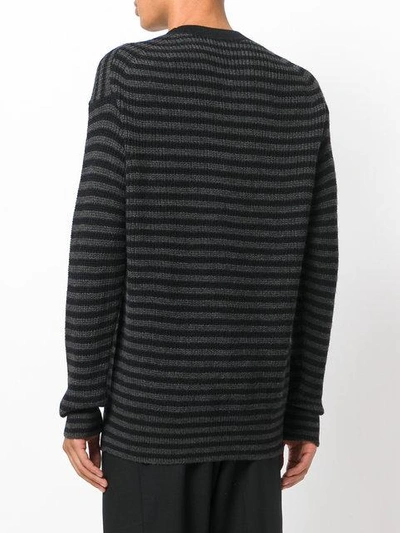 Shop Mcq By Alexander Mcqueen Stripped Knitted Jumper