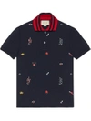GUCCI Cotton polo with embroideries ,475118X5T7412147137