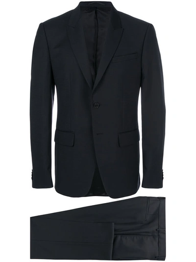 Givenchy Tonal Check Two Piece Suit In Black