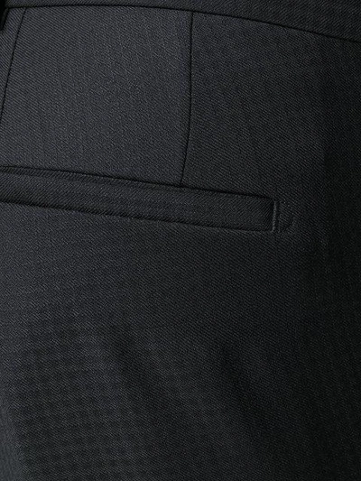 Shop Givenchy Tonal Check Two Piece Suit In Black