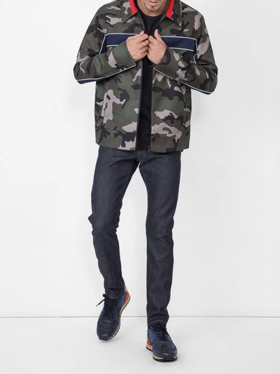 Shop Valentino Camouflage Jacket