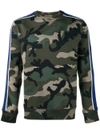 VALENTINO camouflage sweatshirt,NV3MF07D3LY