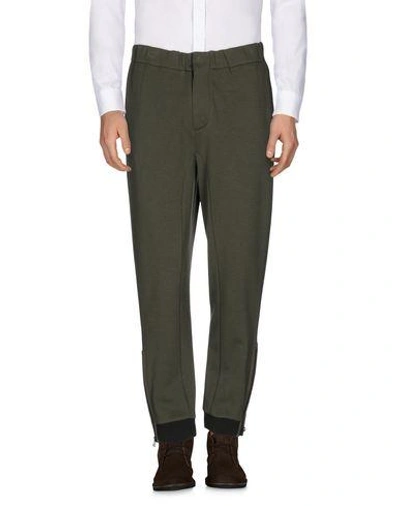 Shop Oamc Casual Pants In Military Green