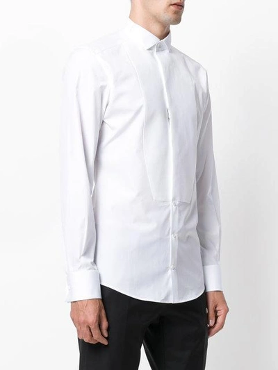 Shop Dolce & Gabbana Plastron Shirt In White