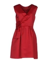 Pinko Short Dresses In Red