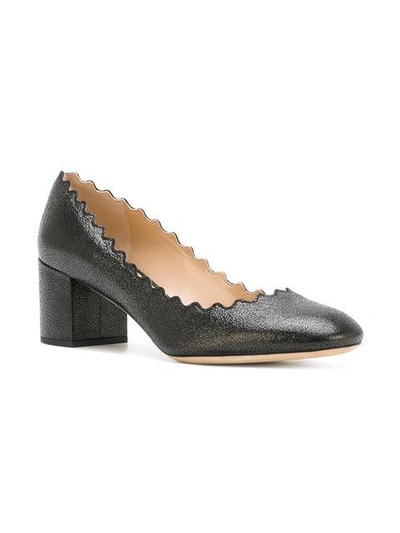 Shop Chloé Lauren Pumps In Black