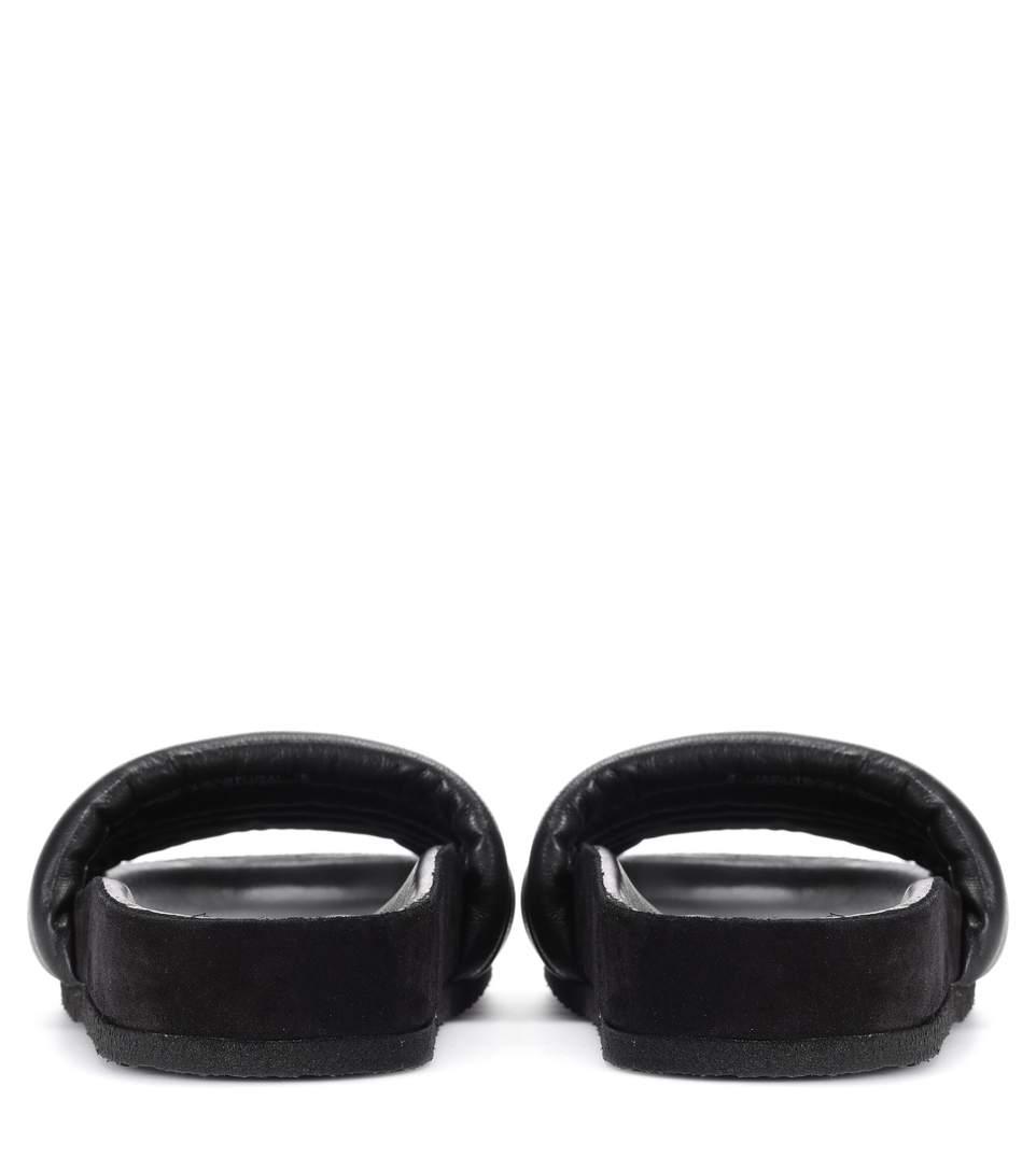 isabel marant quilted slides