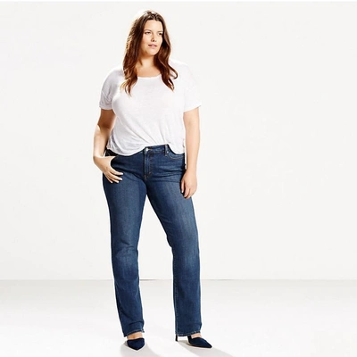 Levi's 414 Relaxed Straight Jeans (plus) In Oak Blues