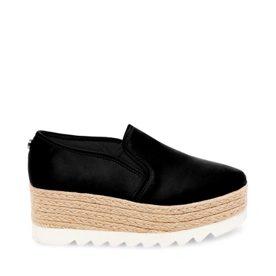 Steve Madden Kenning In Black Satin