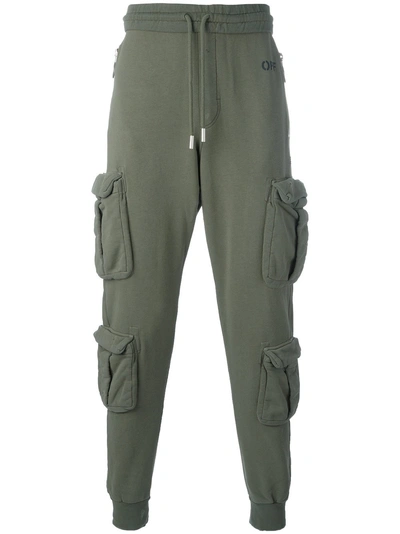 Off-white Four-pocket Slouch Trousers In Khaki