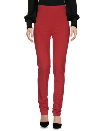 M Missoni Casual Pants In Brick Red