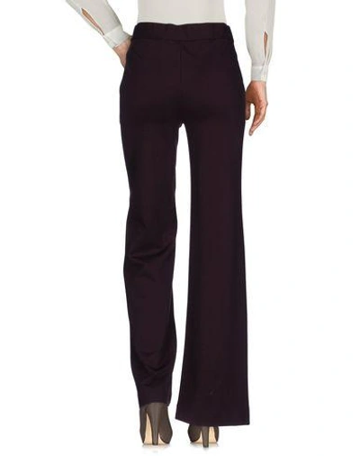 Shop Theory Casual Pants In Deep Purple