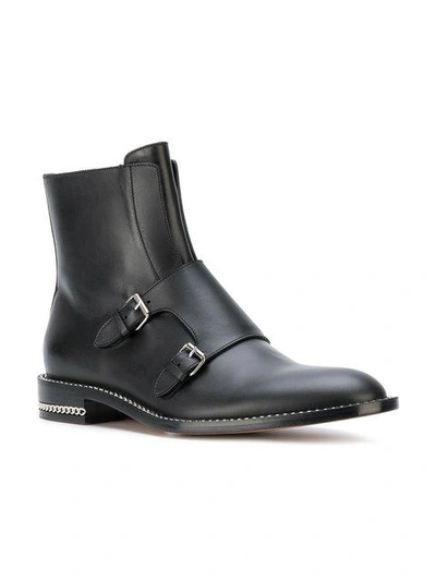 Shop Givenchy Monk Strap Ankle Boots