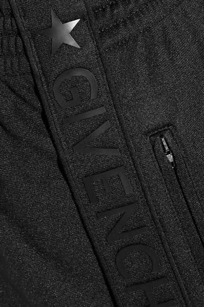 Shop Givenchy Printed Satin-jersey Track Pants