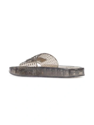 Fenty X Puma Fenty By Puma Jelly Slides In Black,gray In Black