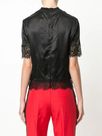 Shop Givenchy Lace Embroidered Blouse