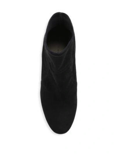 Shop Sophia Webster Felicity Leopard Crystal & Suede Ankle Boots In Black