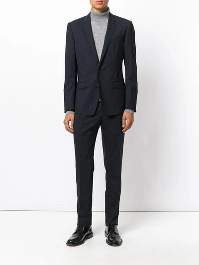 Shop Dolce & Gabbana Formal Two-piece Suit In Blue