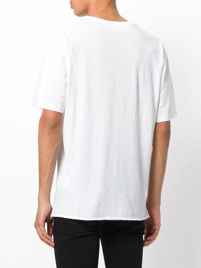 Shop Saint Laurent Logo Marked T-shirt In White