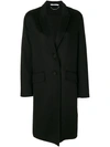 Givenchy Oversized Single Breasted Coat - Black