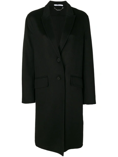 Givenchy Oversized Single Breasted Coat - Black