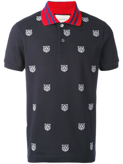 gucci collar t shirt