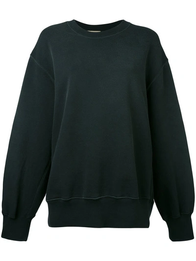 Yeezy - Round Neck Sweatshirt  In Black