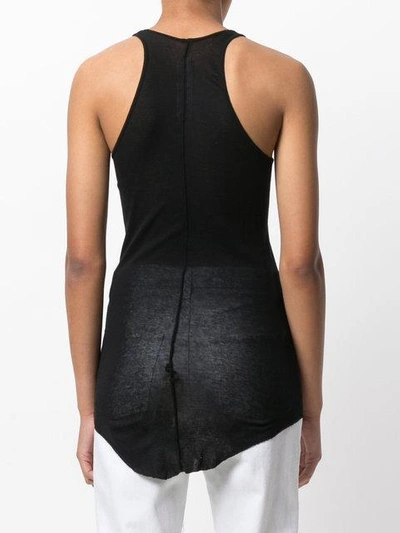 Shop Rick Owens Curved Hem Tank Top