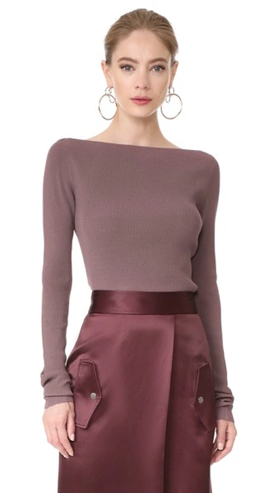 Dion Lee Pinacle Horizontal Top In Ash Rose