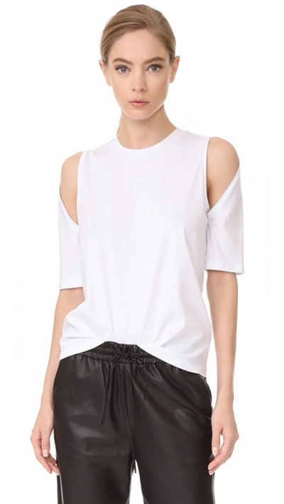 Shop Dion Lee Utility Contour Tee In Ivory