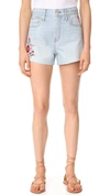 MADEWELL THE PERFECT JEAN SHORTS: EMBROIDERED EDITION