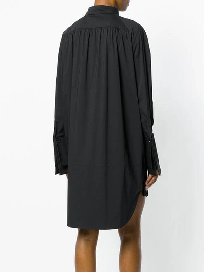 Shop Talbot Runhof Shirt Dress In Black