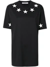 GIVENCHY star print oversize T-shirt,17A771848712146295