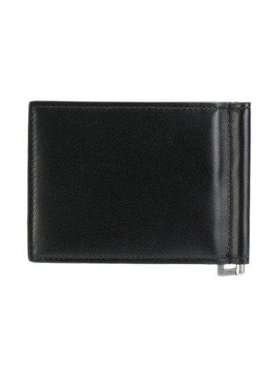 Shop Saint Laurent Id Bill Clip Wallet In Black